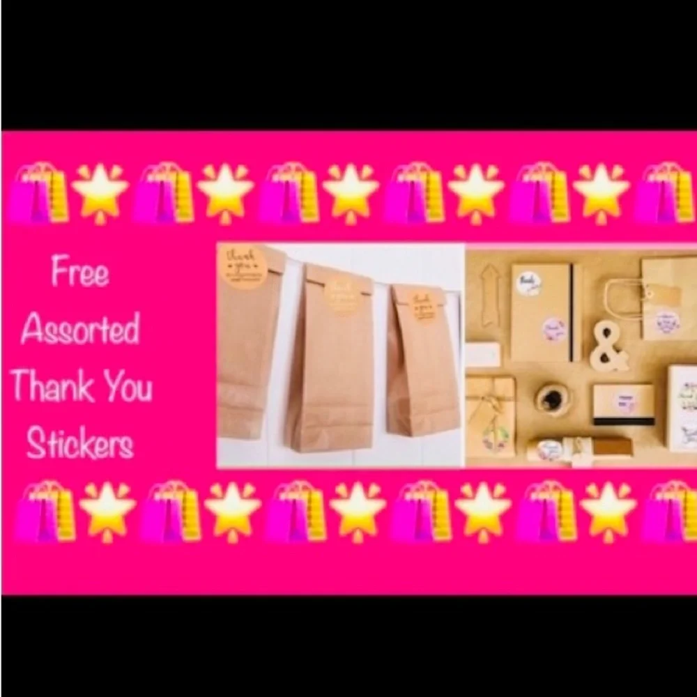50ct~ 6x9” ~ Poly Mailer Bags 🫥🆕🫥 50ct Free Thank You Stickers.